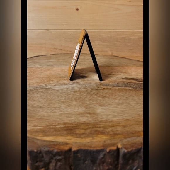 Hand tooled leather lucky dice cards Mirror Travel size - Picture 2 of 3